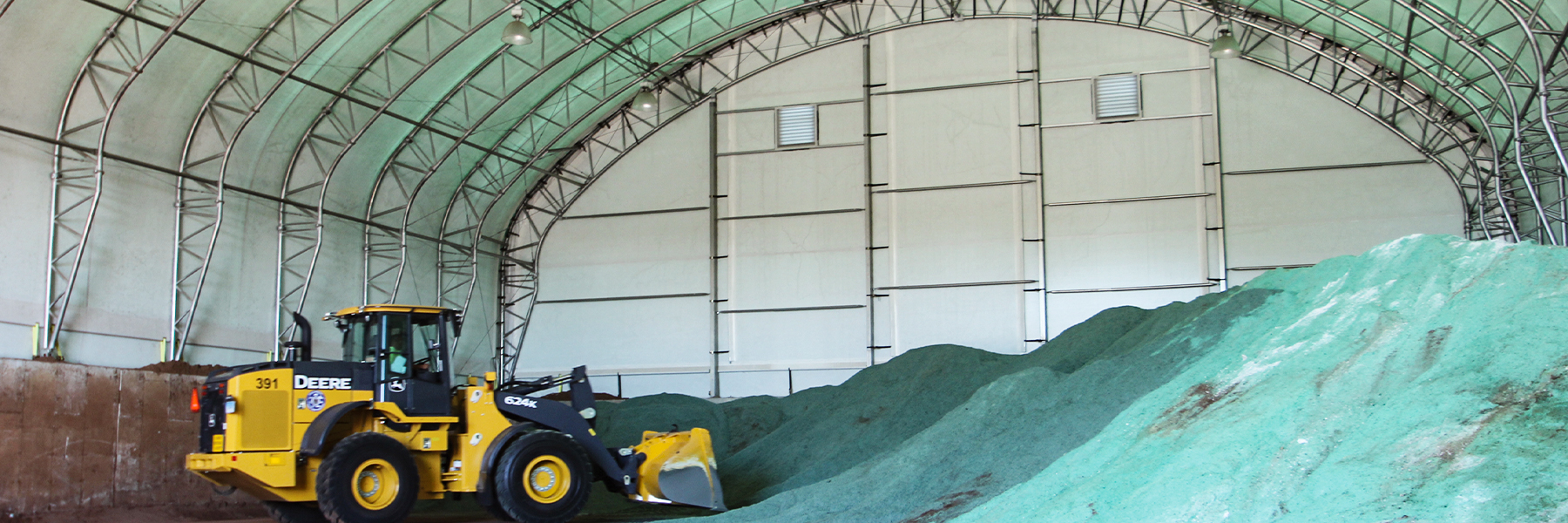 Sand and Salt storage with dozer