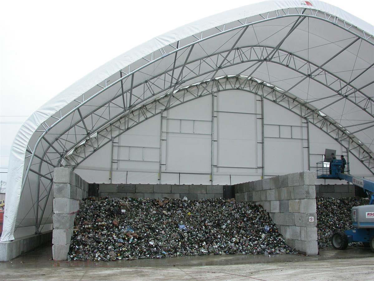 Recycling Fabric Building