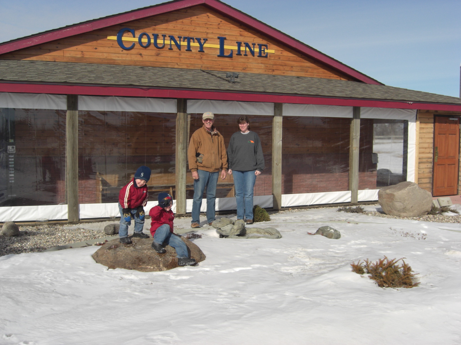 County Line Case Study Photo of the Owners Family