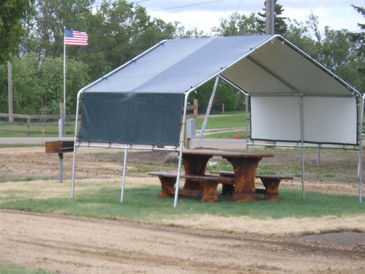 County Line Shade Covering for Picnic Table