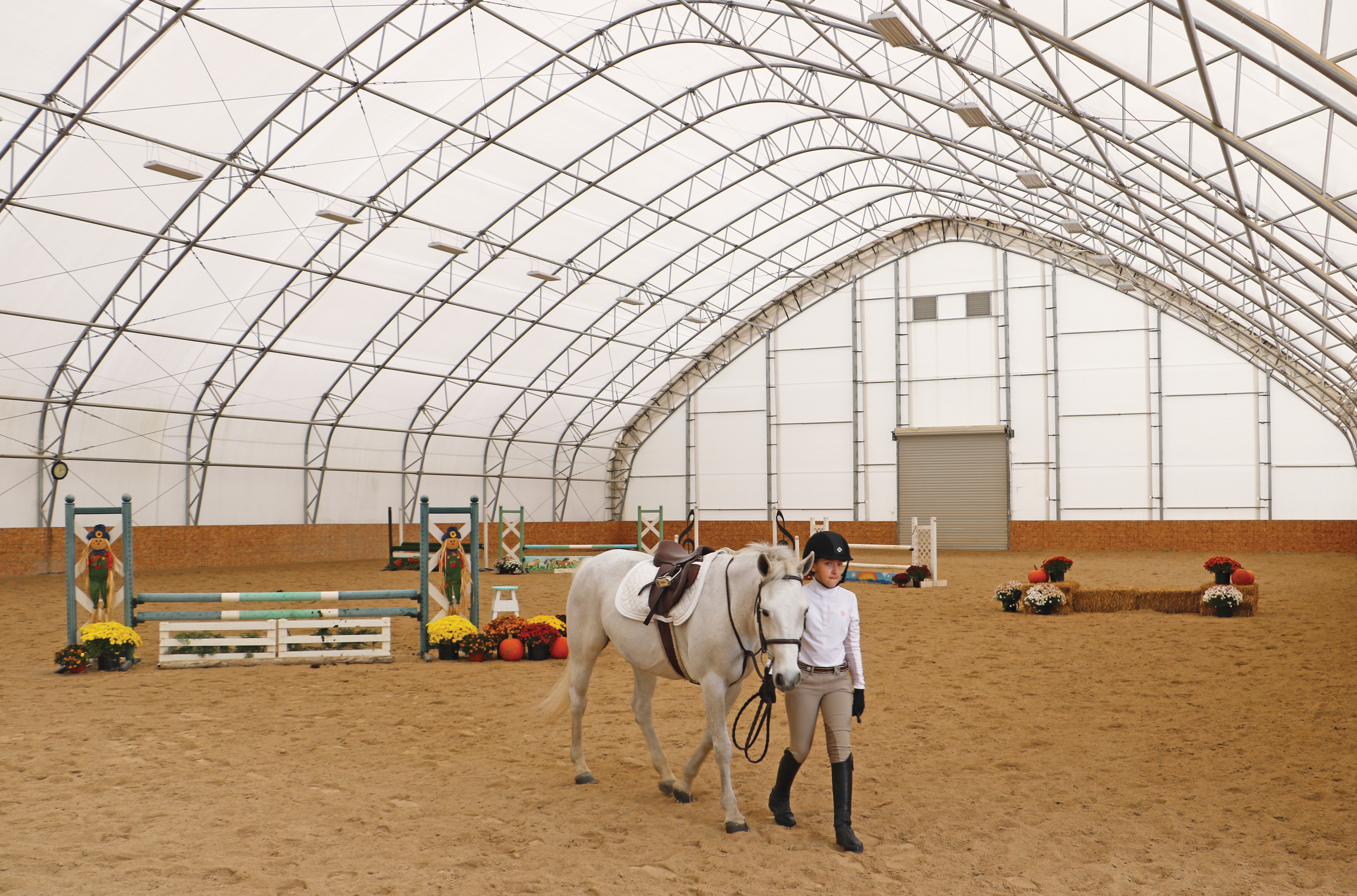 Horse Riding Arena with lighting