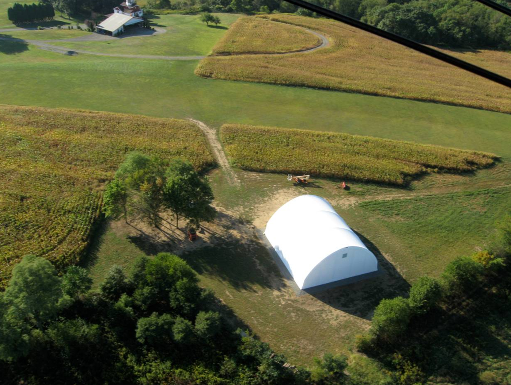 Aviation Storage for John Tevelonis with field runway