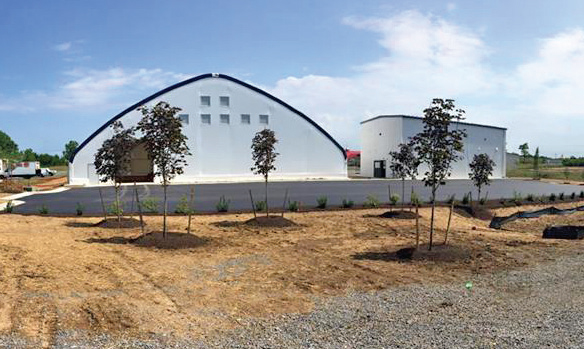 Indoor RC Racing Track under a fabric structure