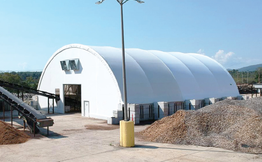 Manufacturing Fabric Building - Outside View