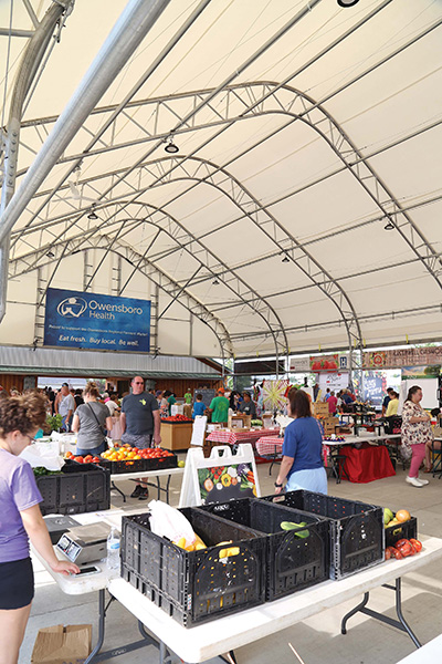 Gable Style Truss Building for Farmers Market